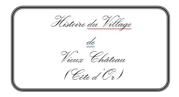 Histoire de Vieux-Château